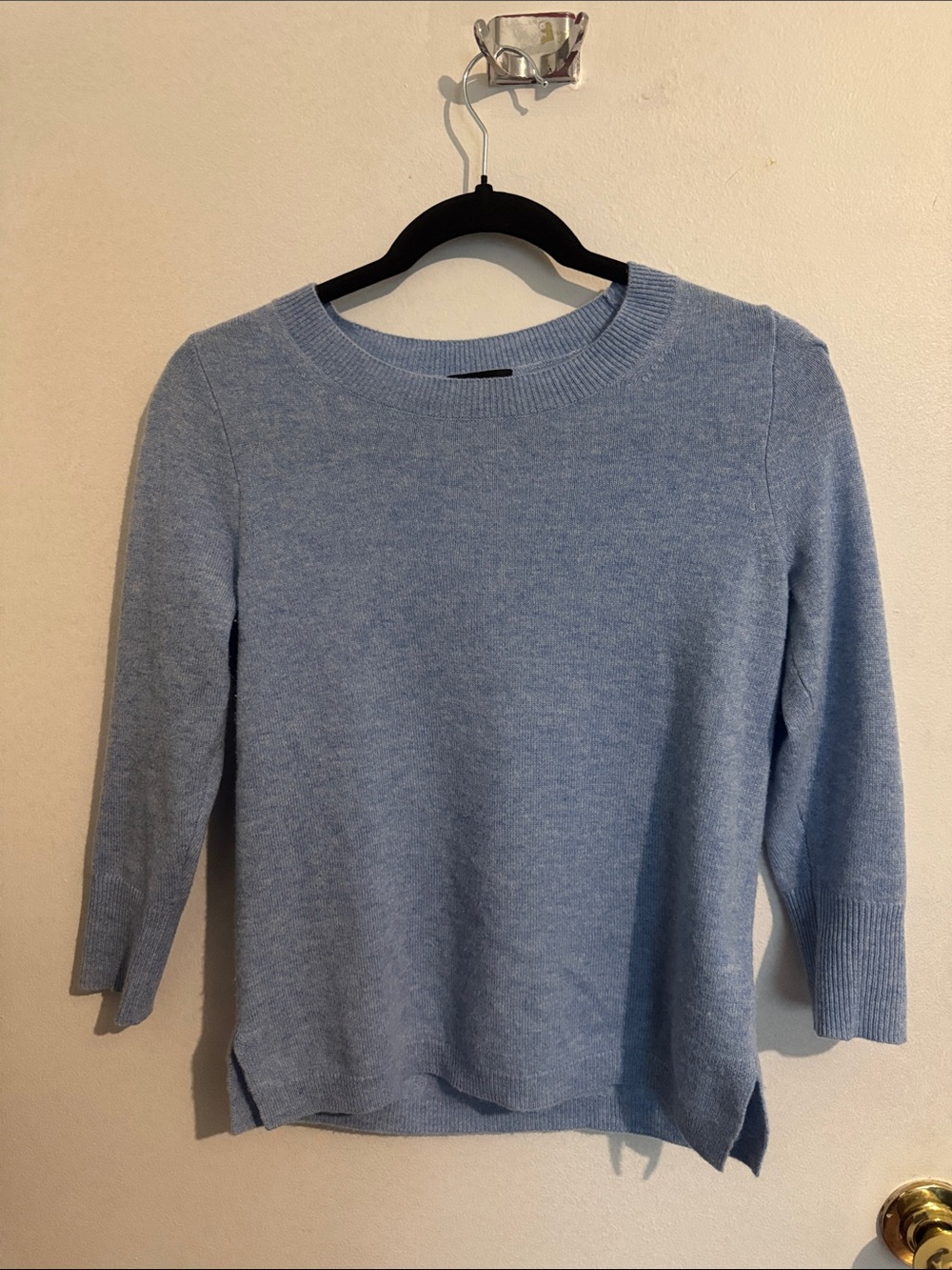 J. Crew Light Blue Crewneck Sweater